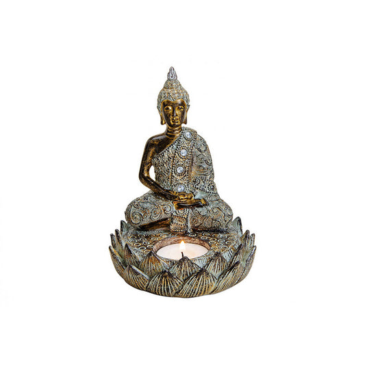 Buddha with Single Tea Light Holder