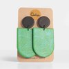 Earrings - Cha - Emerald - CULU