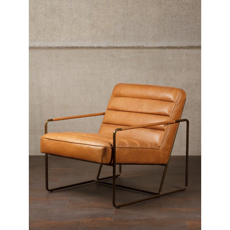 Cognac Leather Armchair