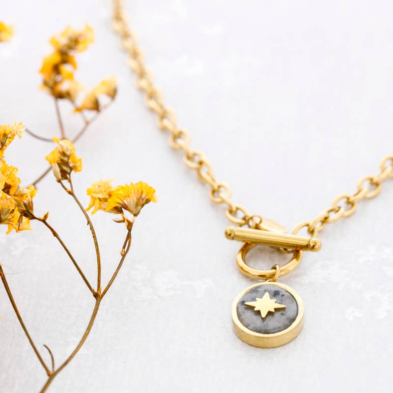 Steel Medal Necklace
