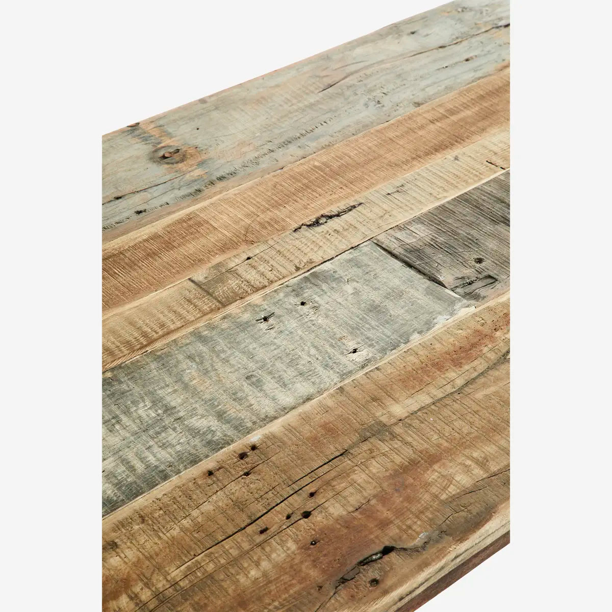 Recycled wooden dining table 125x70x73 cm available to order