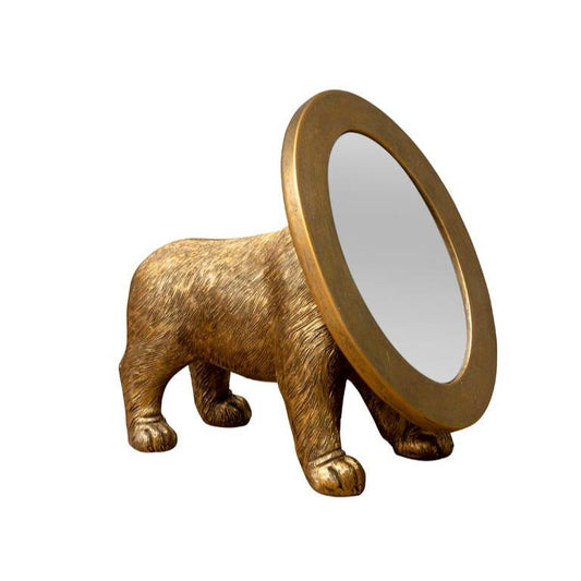 mirror in shape of dog body