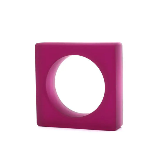 Square gel bangle - grape