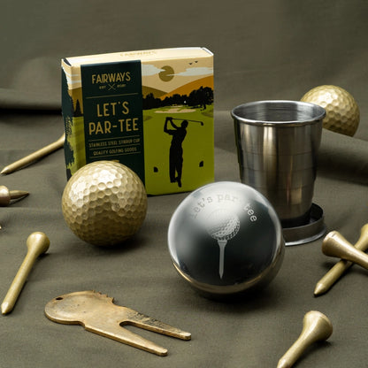 Fairways Golfing Goods 'let's Par-Tee' Stirrup Cup