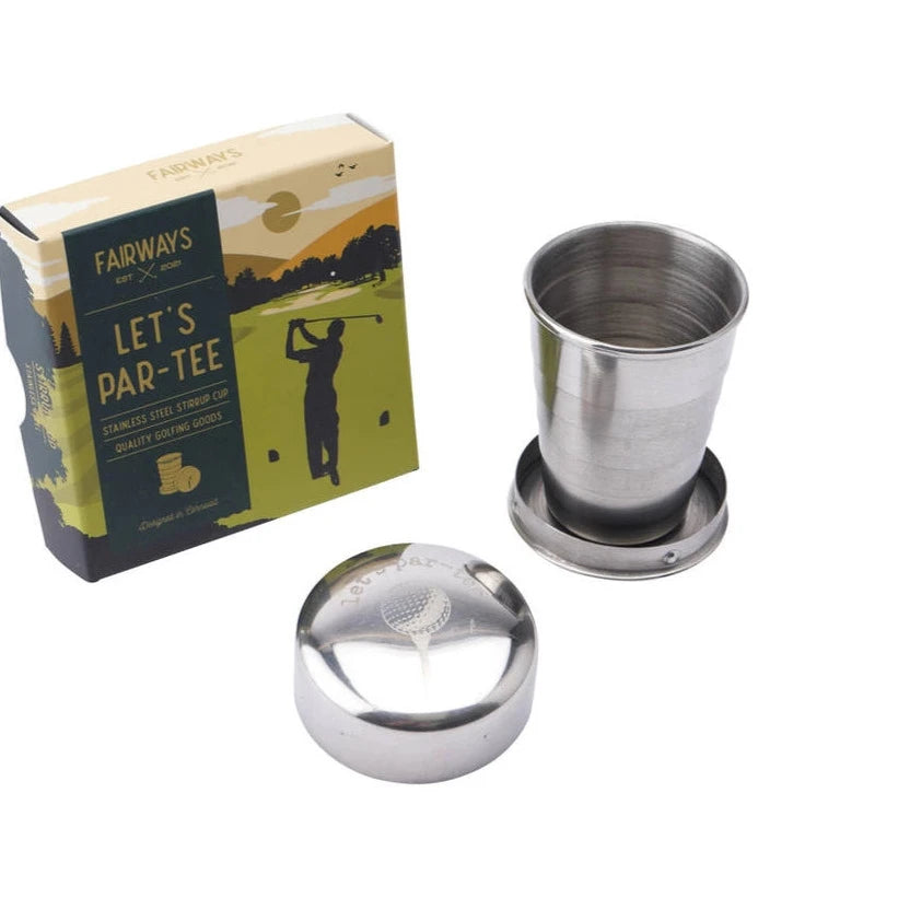 Fairways Golfing Goods 'let's Par-Tee' Stirrup Cup