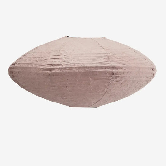 Handmade paper lamp shade D:60x27 cm  Dusty lilac