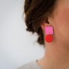 Earrings - Hiro - Pink/Red- CULU