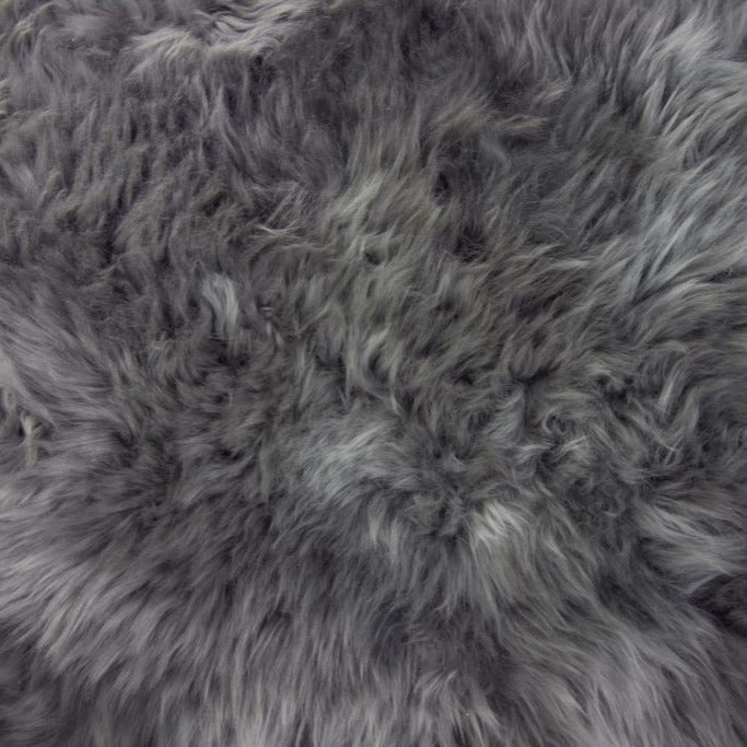 sheepskin in mid grey colour