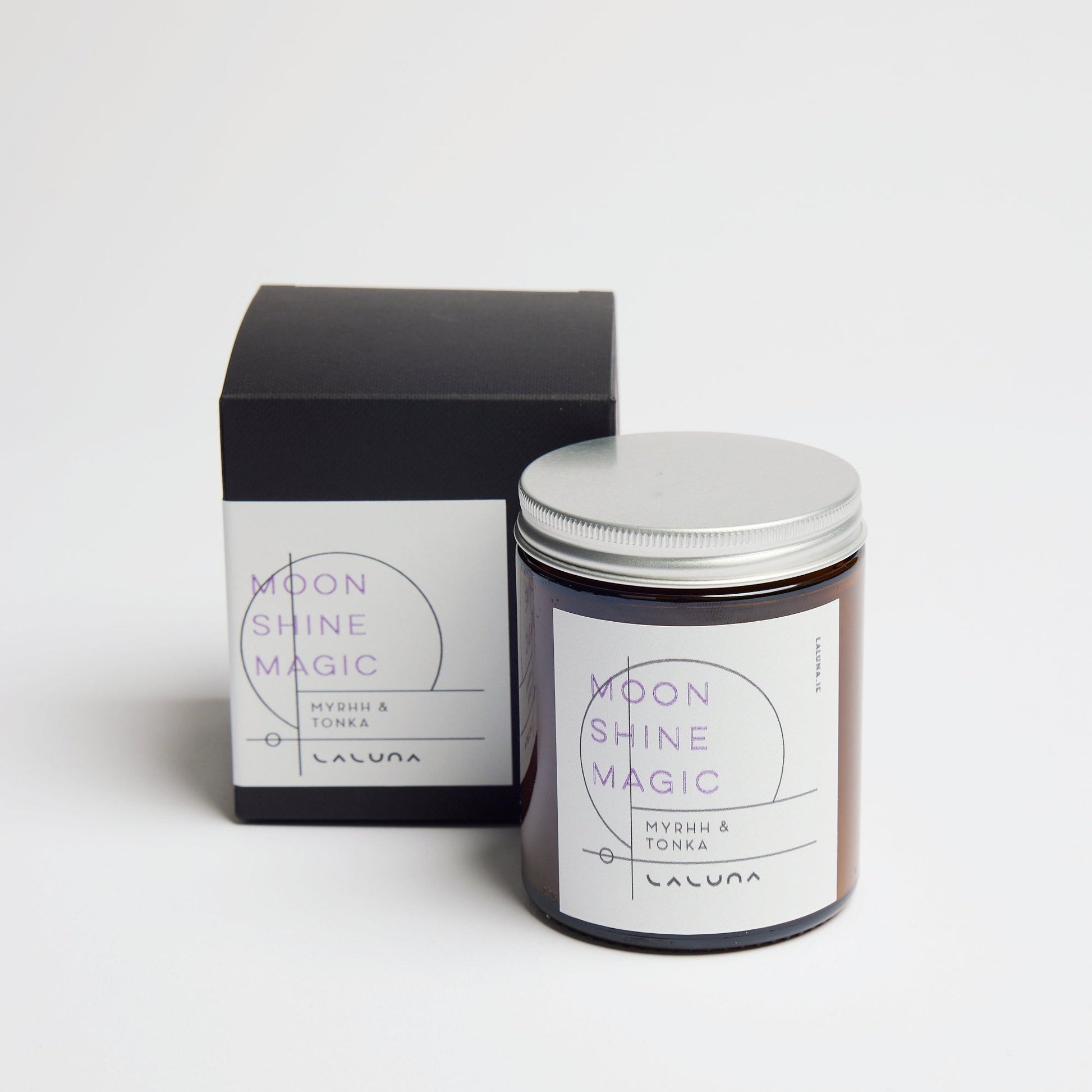 myrhh and tonka medium sized candle hand made in wicklow