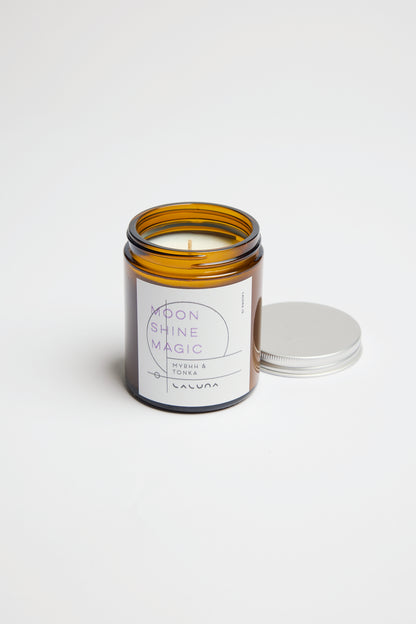 Moonshine Magic - Candle Myrhh and Tonka -LaLuna Goodness (size small)