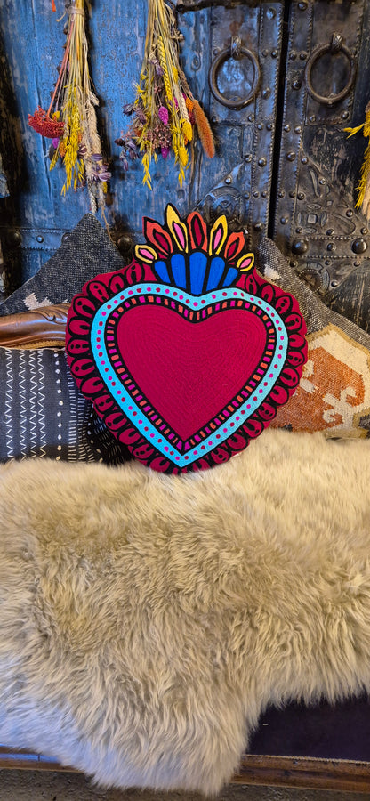 Cushion Milagro Heart Red