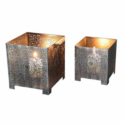 Oriental Lantern Fez Candle Holders - small