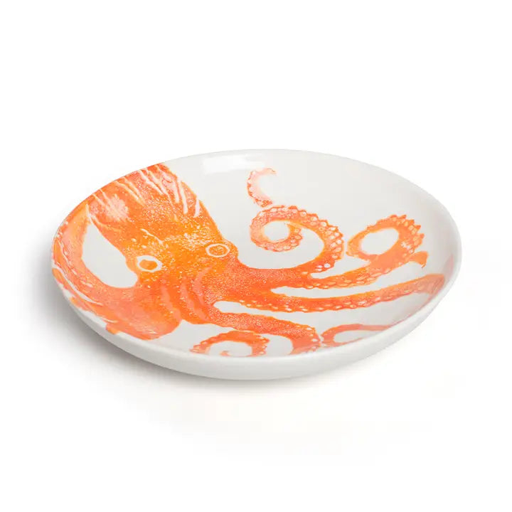 Creatures Octopus Orange Supper Bowl