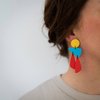 Earrings - TAKI- Primary (yellow, blue, red)- CULU