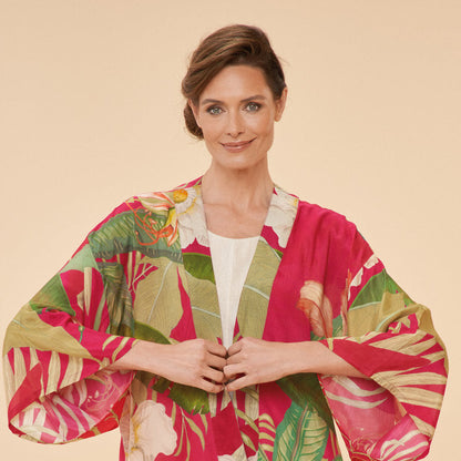 powder kimono with rose